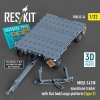 RESKIT RSK32-0034 MHU-141M munitions trailer with flat bed/cargo platform (type 2) (3D Printed model kit) (1/32)